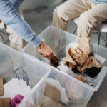 On-Site Sorting and Organization Service for Recyclables Using Multi-Compartment Bins