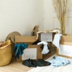Whole-House Decluttering: Sorting & Packing Old Items | On-Site Service Using Multi-Purpose Corrugated Boxes